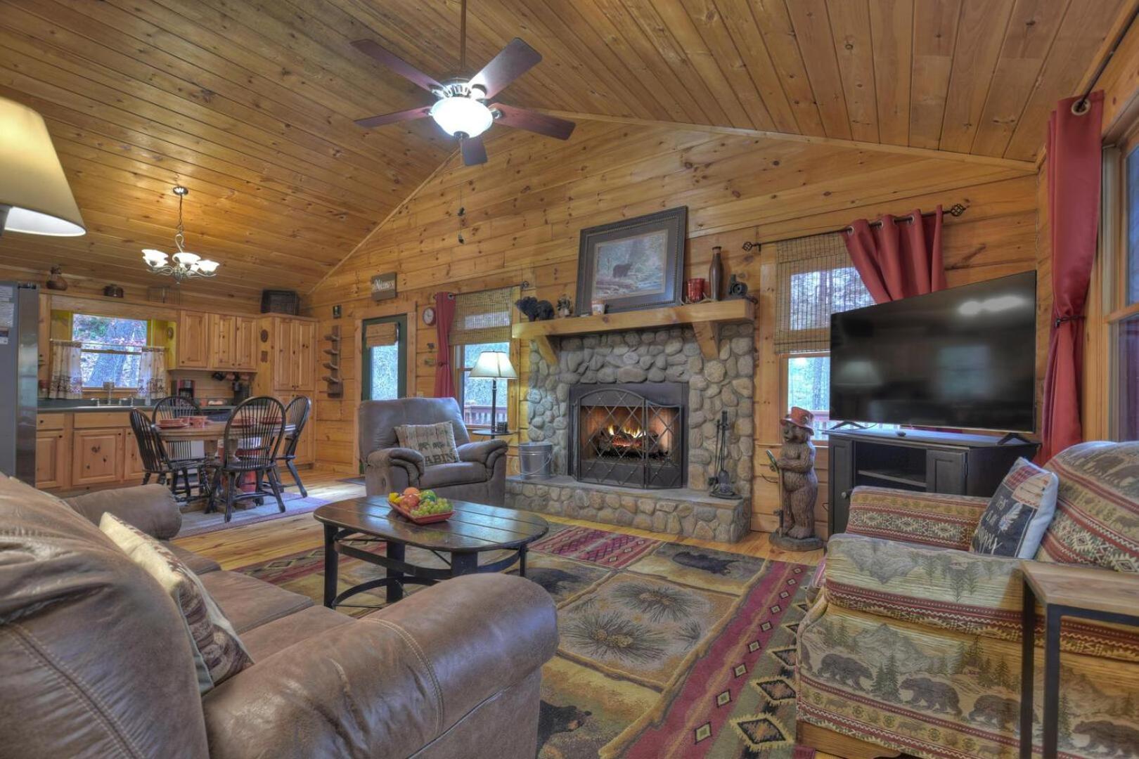 Papa Bear'S Den Villa Cherry Log Exterior foto